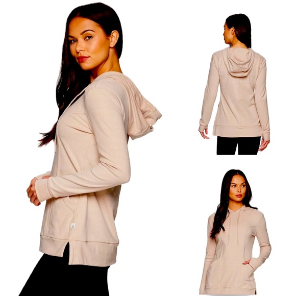 Avalanche Blush Pink Pullover Soft Micro Fleece Hoodie w Pockets Sz L NWOT - Picture 17 of 17